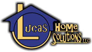 A logo of lucas home solutions